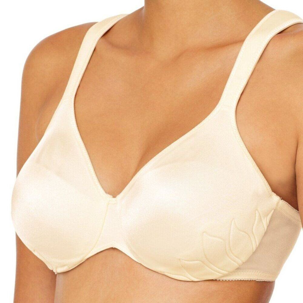 BALI Live it Up Seamless Underwire Bra Style 3353 Size 38DDD aka 38F Vanilla NWT